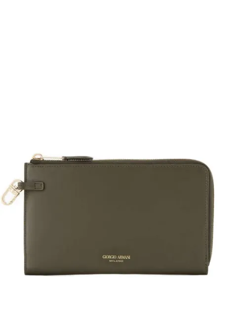 Giorgio Armani zip-around clasp wallet