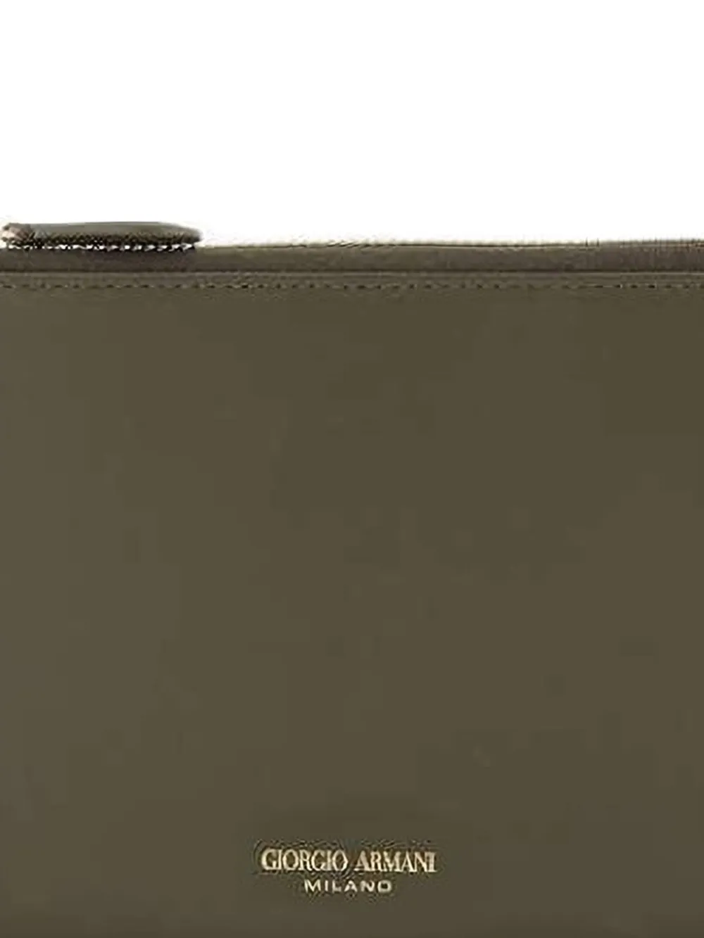 Giorgio Armani Portemonnee met rits - Groen