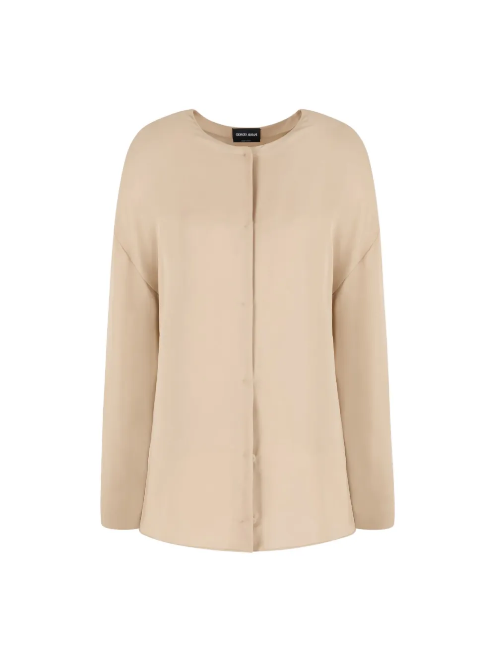 Giorgio Armani Blouse met knopen - Beige