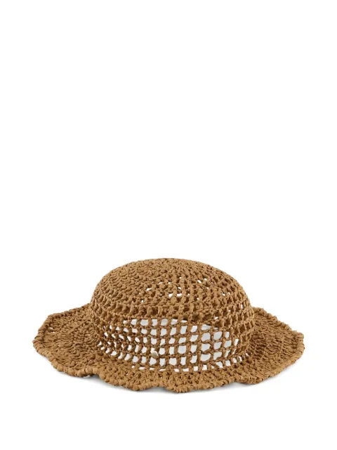 Giorgio Armani sombrero de verano con detalle de crochet