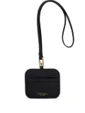 Giorgio Armani card-holder neck-strap wallet - Black