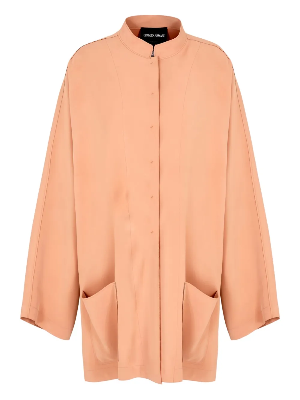 Giorgio Armani pocket-front coat | Orange | Image 1