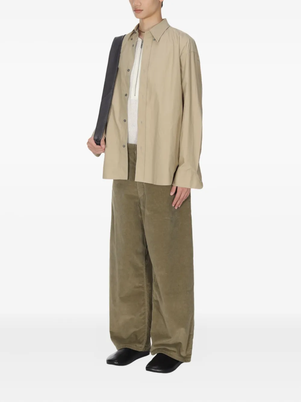  Studio Nicholson Jude Button-down Shirt - Neutrals 