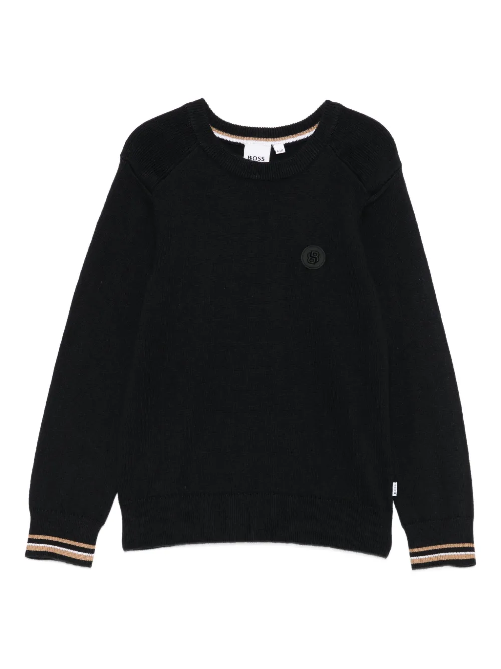 BOSS cotton blend sweater | Black | Image 1