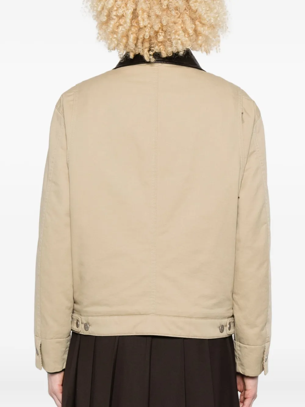 Dunst Zip-up Bomber Jacket In Neutral