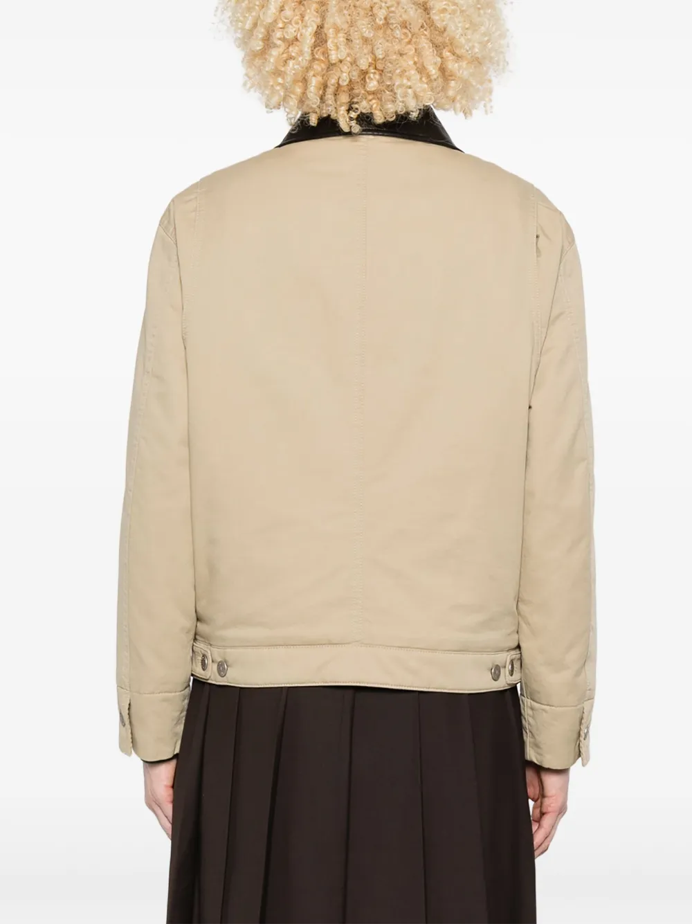 DUNST Bomberjack met rits Beige