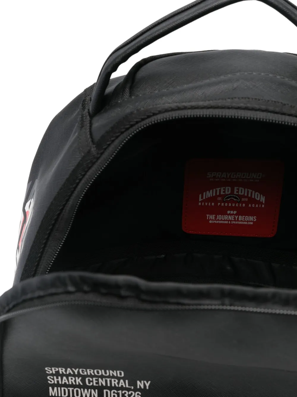 sprayground kid Rugzak met sprayground-logo Zwart