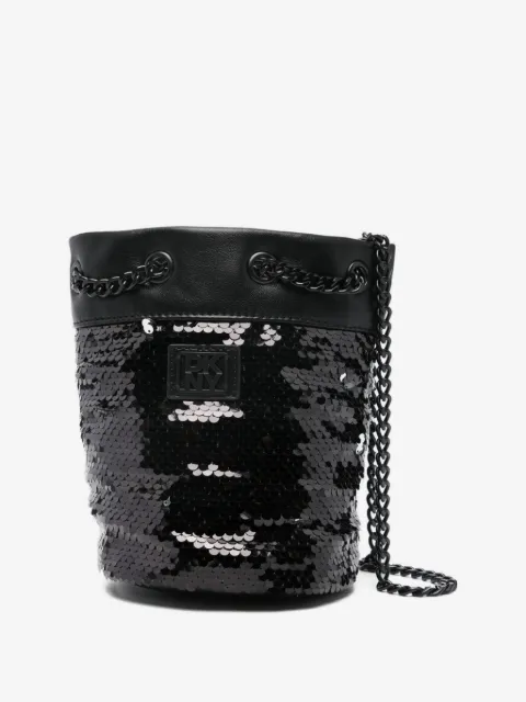 Dkny Kids sequin chain bucket bag