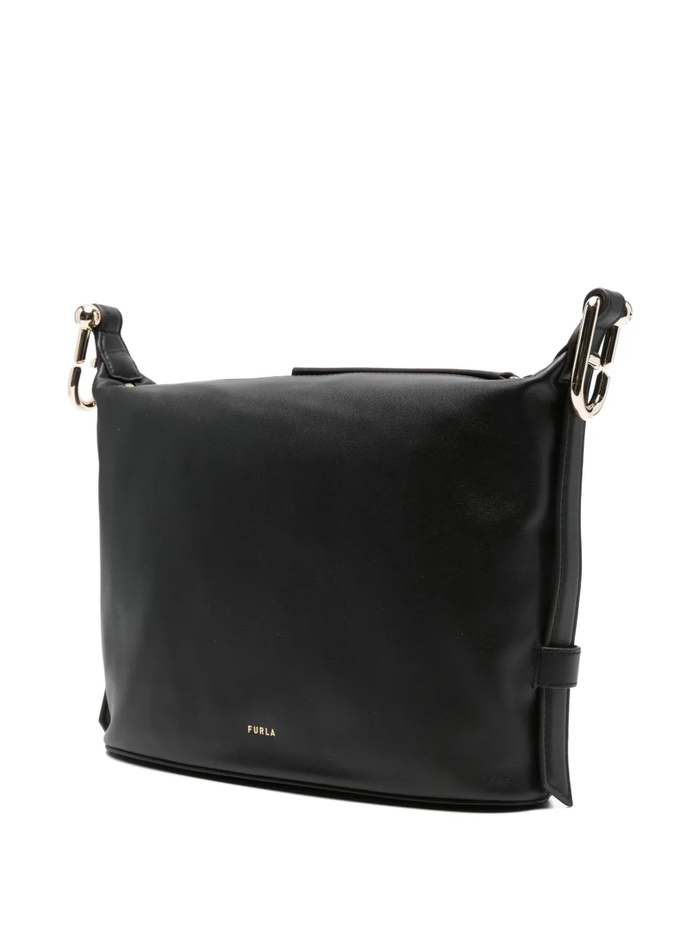 Furla Flap-detail Shoulder Bag In Black