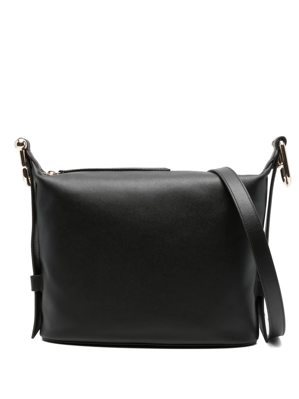 Furla Flap-detail Shoulder Bag In Black