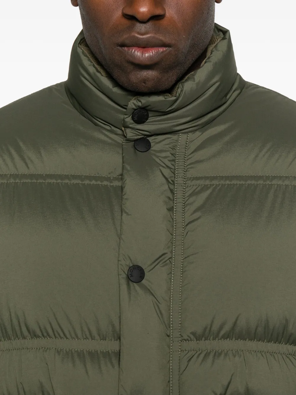 Moncler Grenoble Jack met vlakken Groen