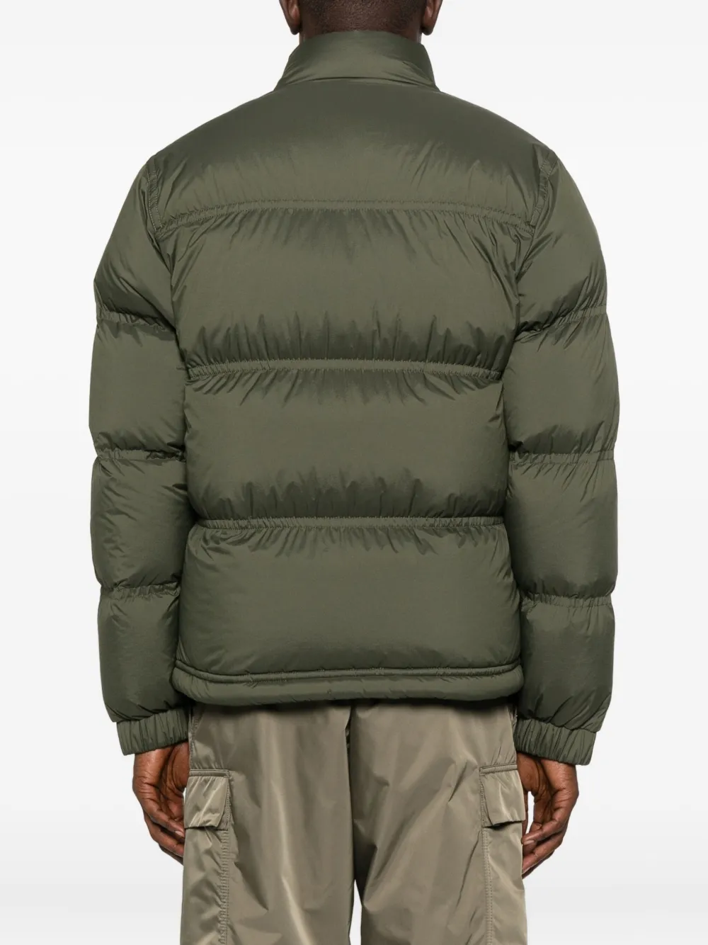 Moncler Grenoble Jack met vlakken Groen