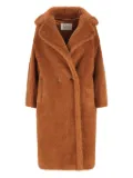 Max Mara camel hair-blend double-breasted coat - Brown