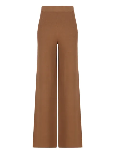 Max Mara pantalones de algodón con pretina elástica