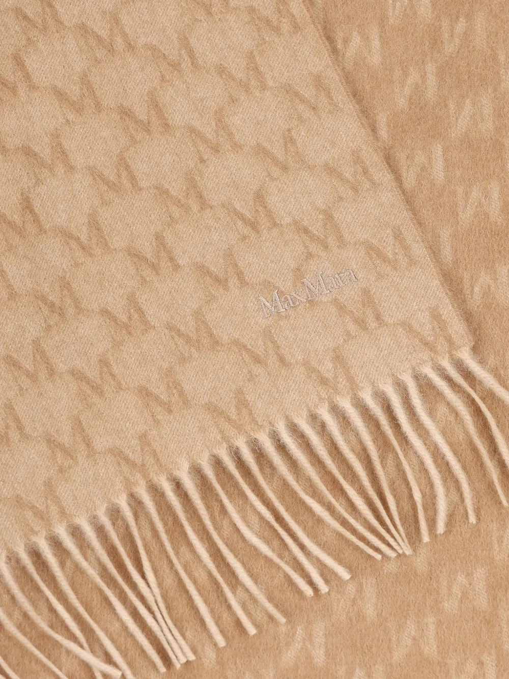 Max Mara fringed scarf - Beige