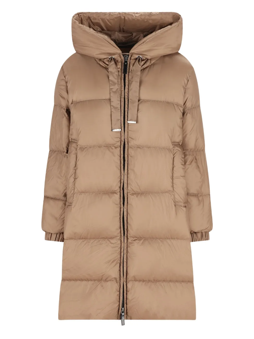 Max Mara padded hooded coat - ブラウン Max Mara padded hooded coat - ブラウン