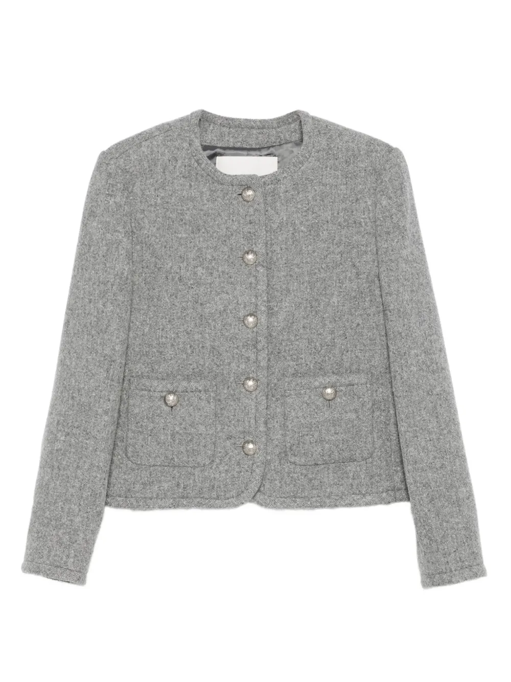 DUNST button-detailed patch-pocket jacket | Grey | Image 1