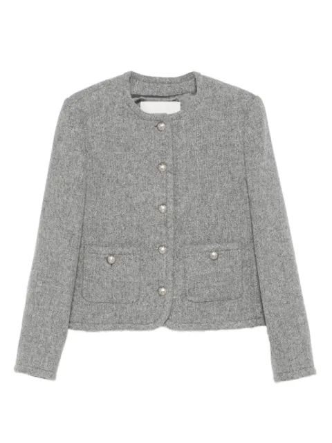 DUNST button-detailed patch-pocket jacket