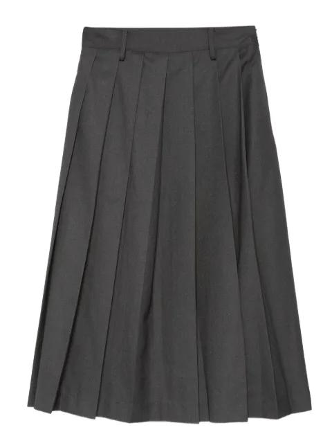 DUNST pleated midi skirt