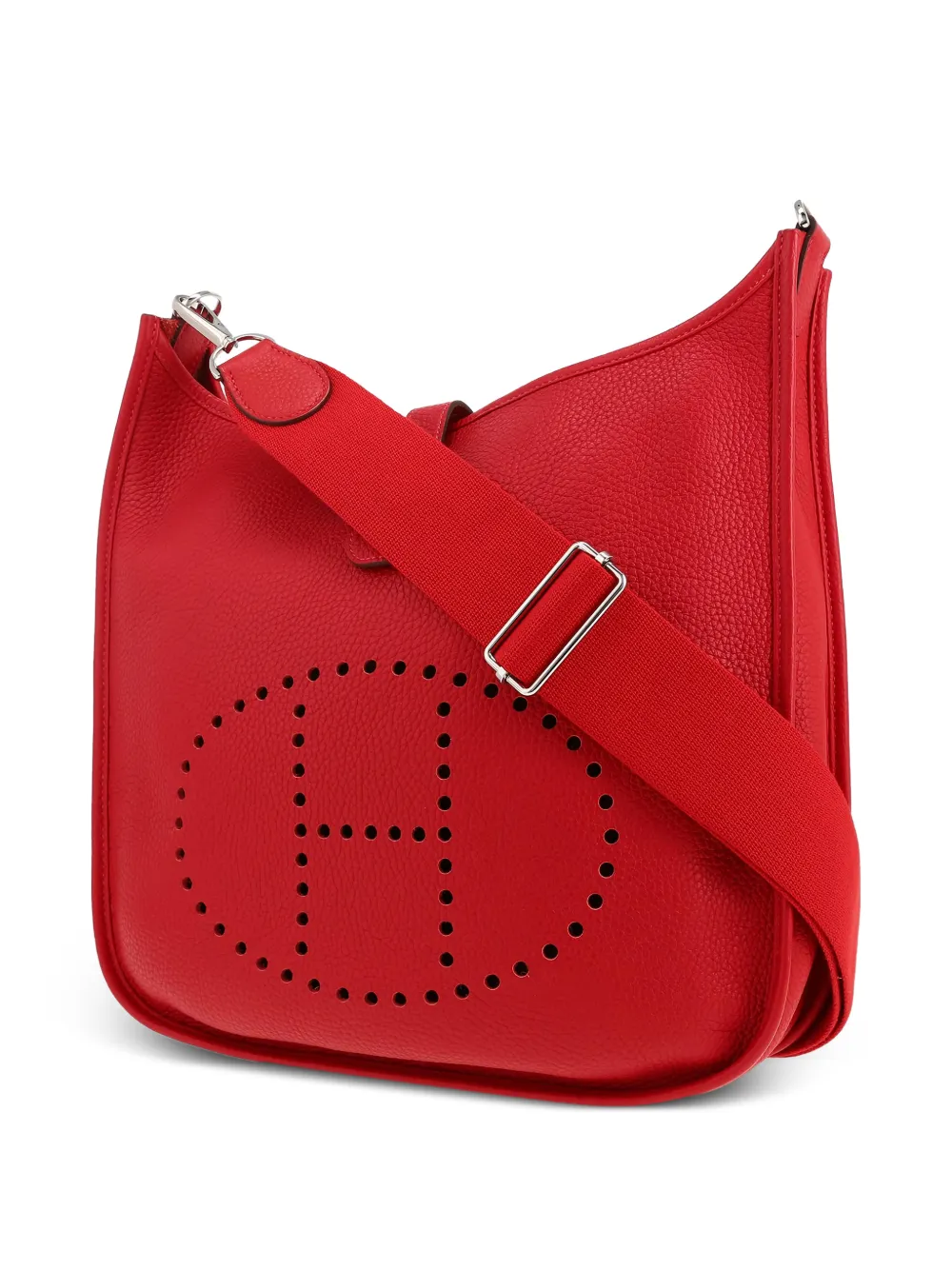 Hermès Pre-Owned 2017 Evelyne III perforated shoulder Bag - Rosso