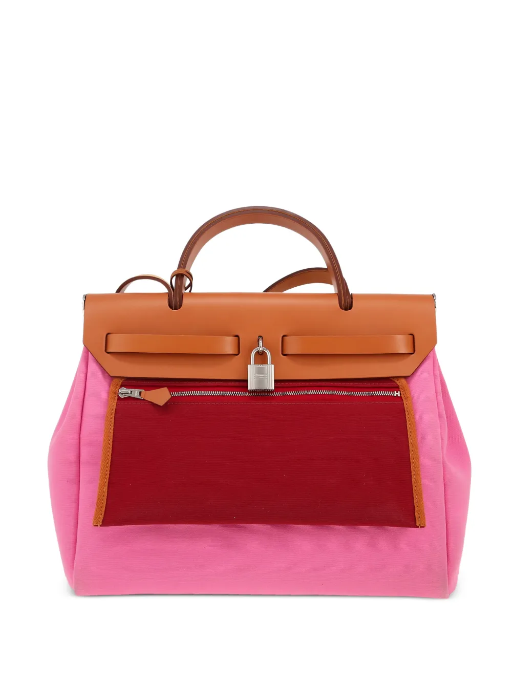 Hermès Pre-Owned 2021 Herbag removable-strap handbag | Pink | Image 1