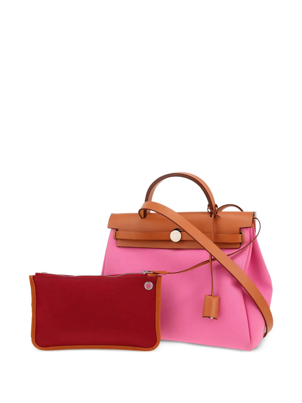 Hermès Pre-Owned 2021 Herbag removable-strap handbag | Pink | Image 1