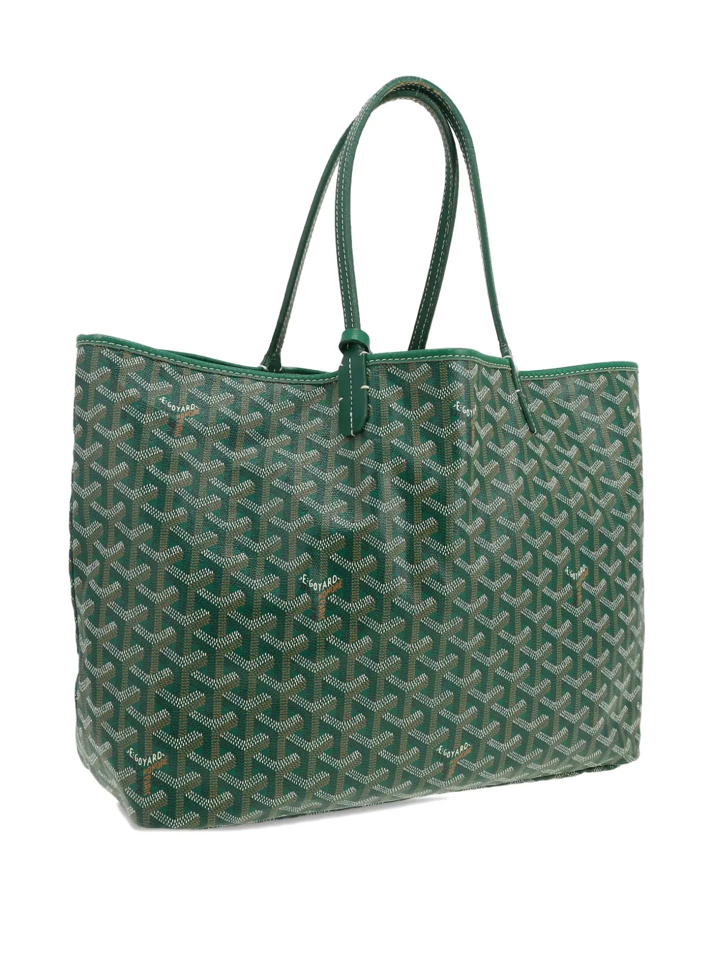 Pre-owned Goyard 2014 Saint-louis Tote Bag In Green
