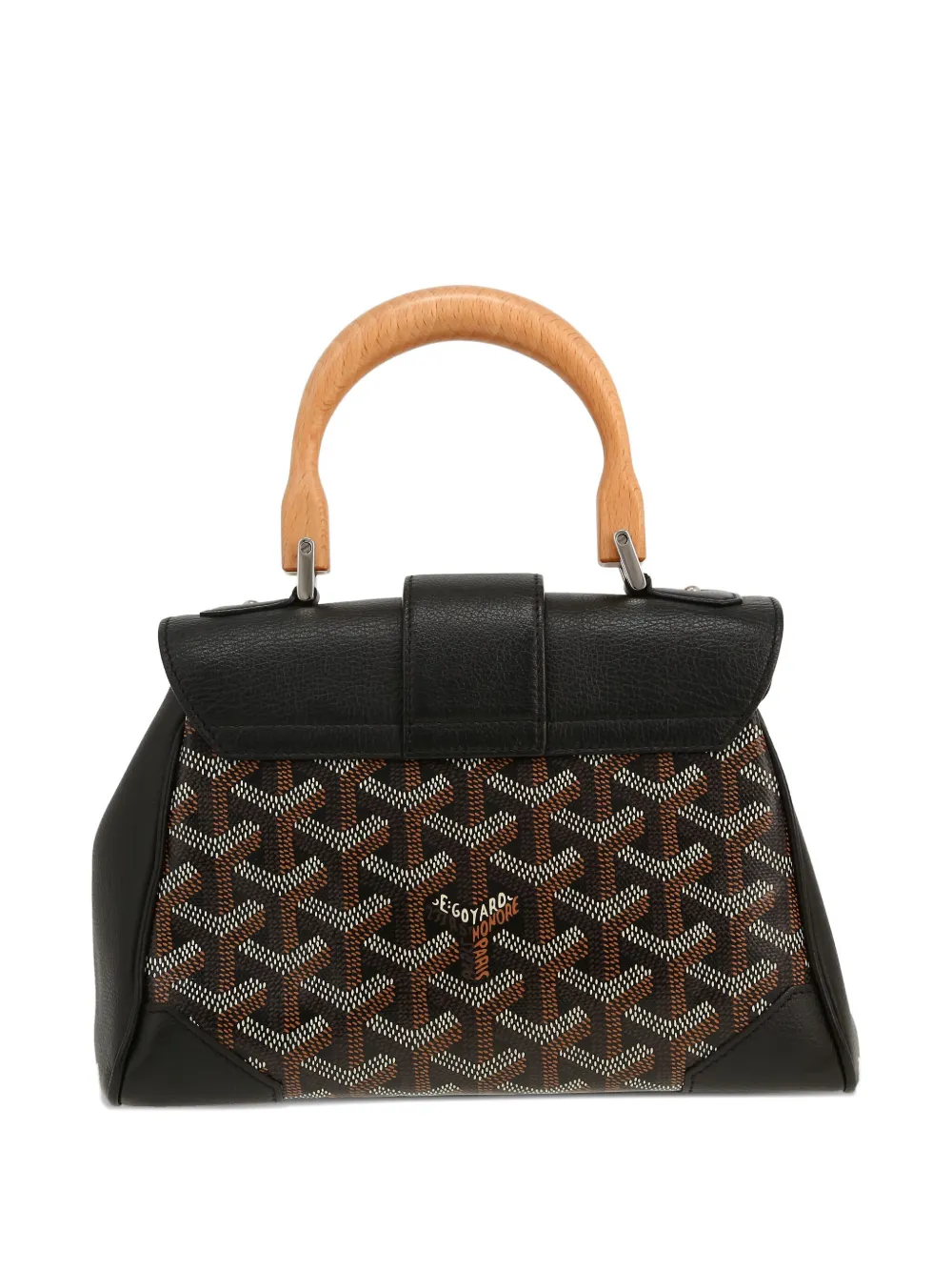 Pre-owned Goyard 2020s Mini Saigon Tote Bag In Black