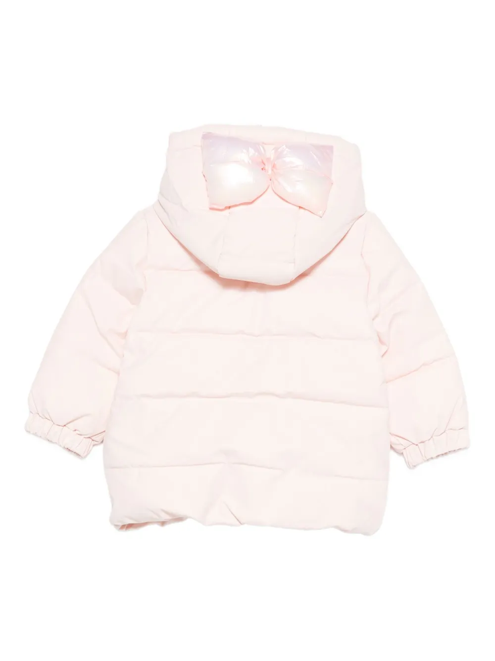 Billieblush Logo-patch Padded Jacket In Pink