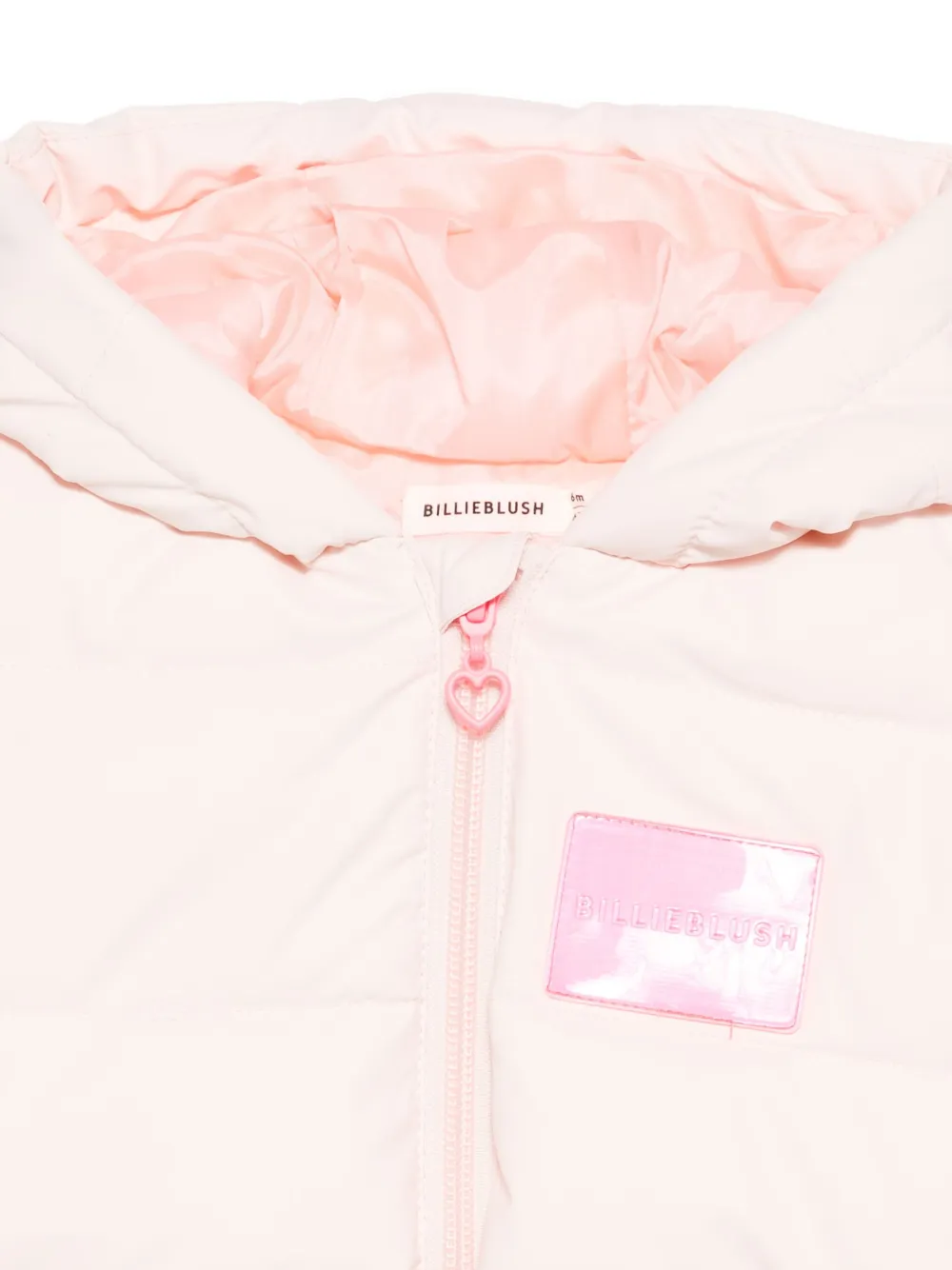 Billieblush Gewatteerd jack met logopatch Roze