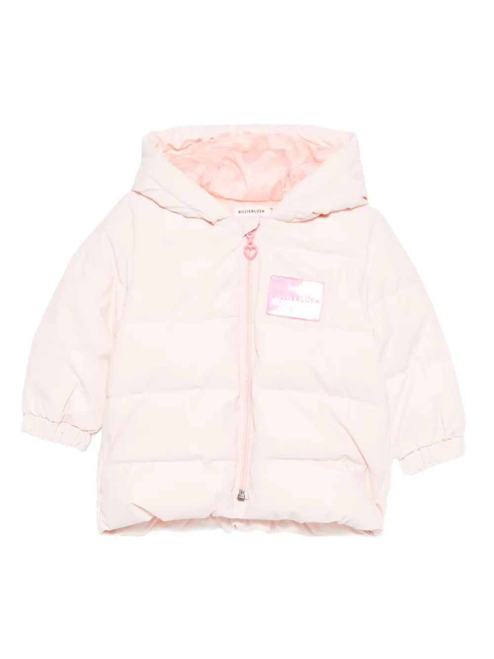 Billieblush logo-patch padded jacket | Pink | Image 1