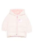 Billieblush logo-patch padded jacket - Pink
