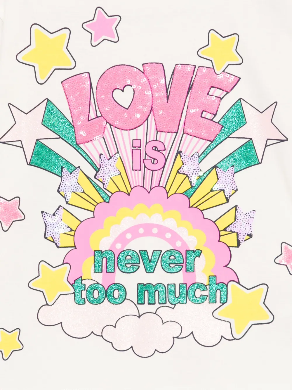 Billieblush T-shirt verfraaid met pailletten Wit