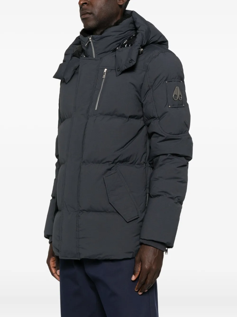 Moose Knuckles Everest 3q Jacket In Blue