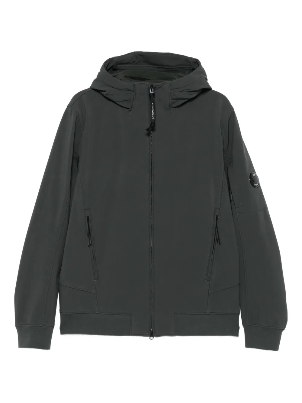 C.P. Company hooded zip-front jacket | Green | Image 1
