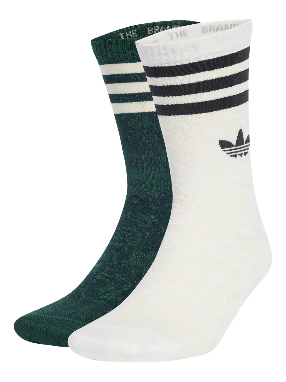adidas floral print socks (pack of two) | Neutrals | Image 1