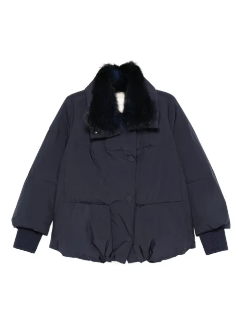 Martylò fur-trimmed quilted jacket