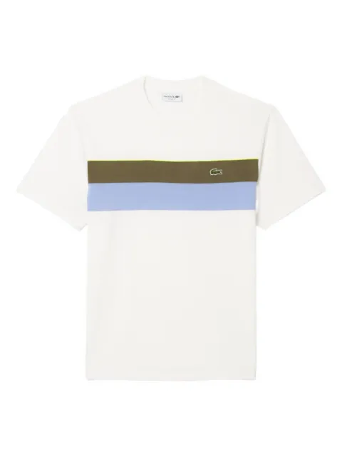 Lacoste panelled crew-neck T-shirt