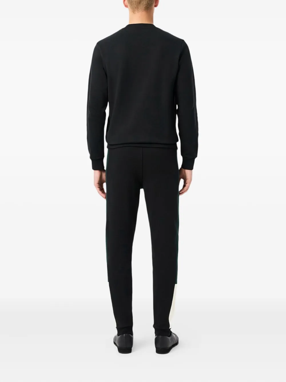 Lacoste Panelled Tracksuit Trousers In Black