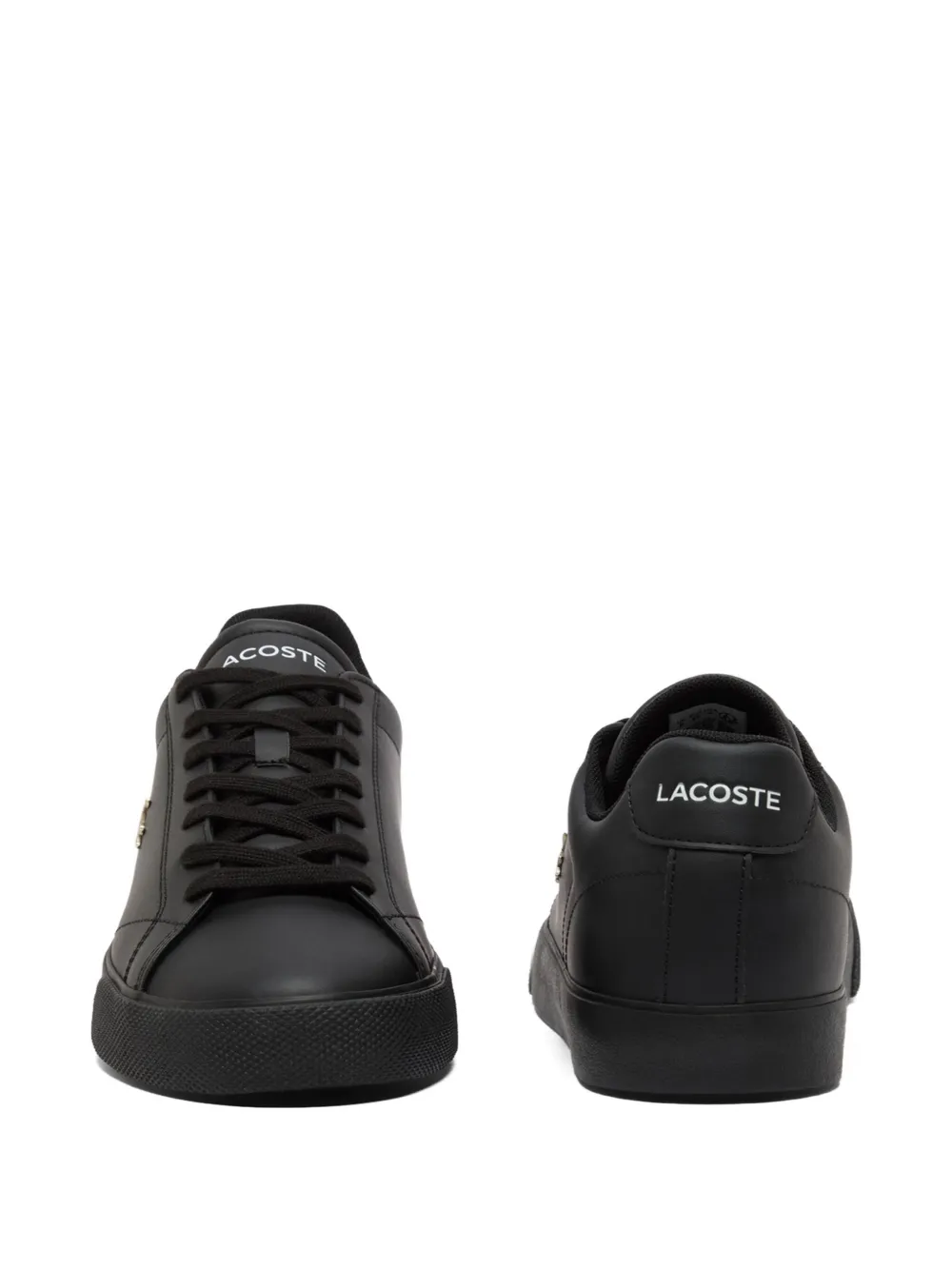 Lacoste Lerond Set leren sneakers Zwart