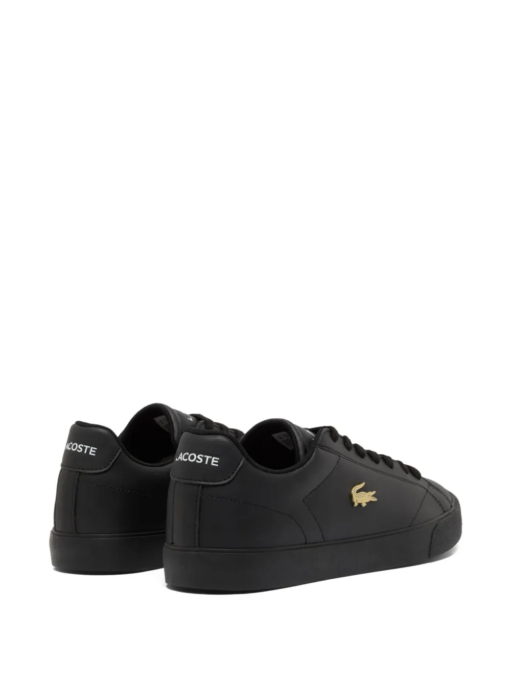 Lacoste Lerond Set leren sneakers Zwart
