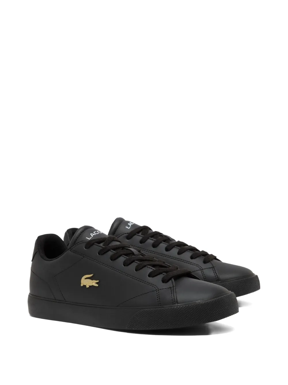 Lacoste Lerond Set leren sneakers Zwart