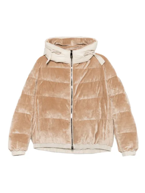 Martylò velvet puffer jacket