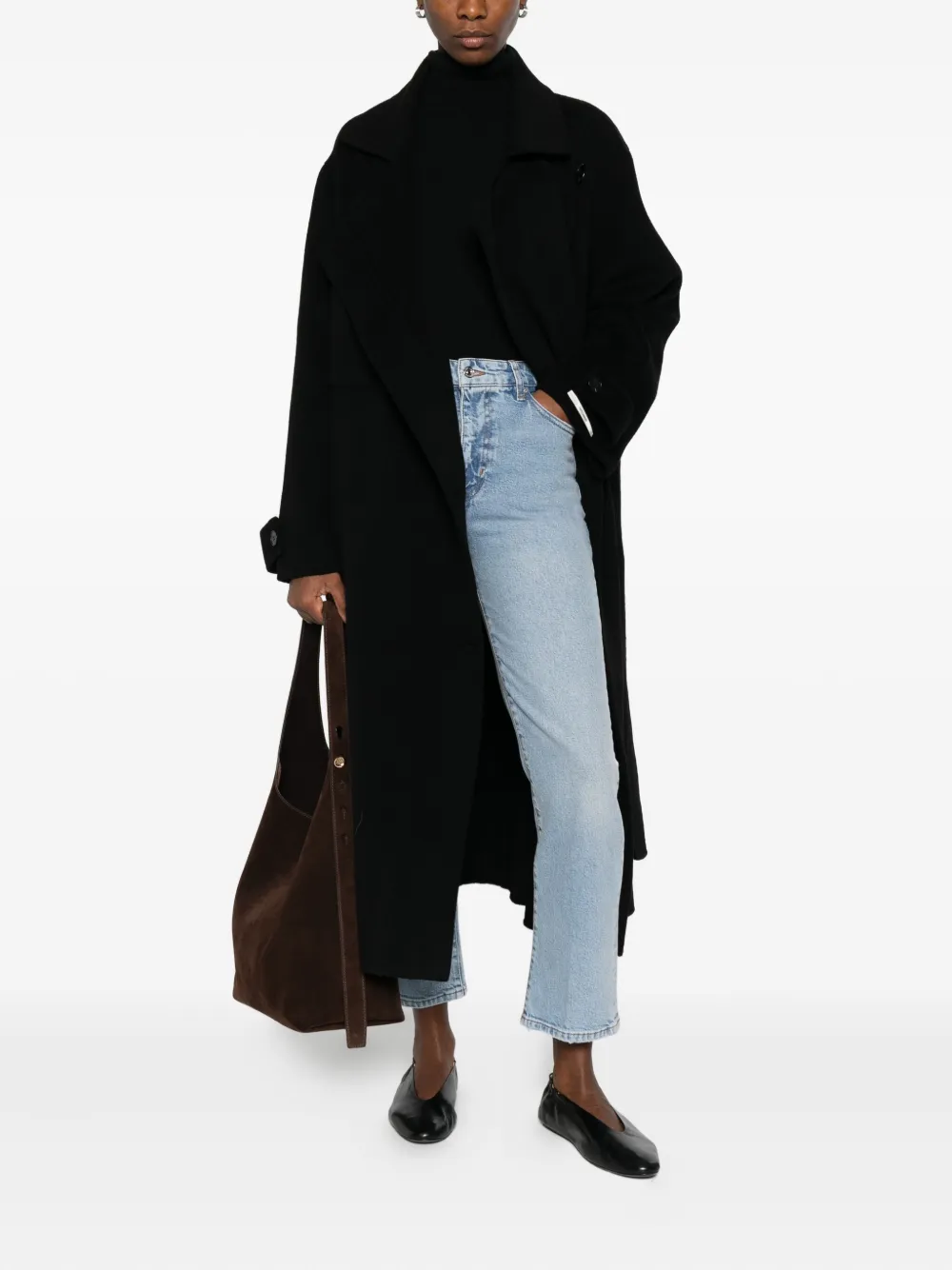 Glox belted patch-pocket coat | Single Breasted Coats | Image 2