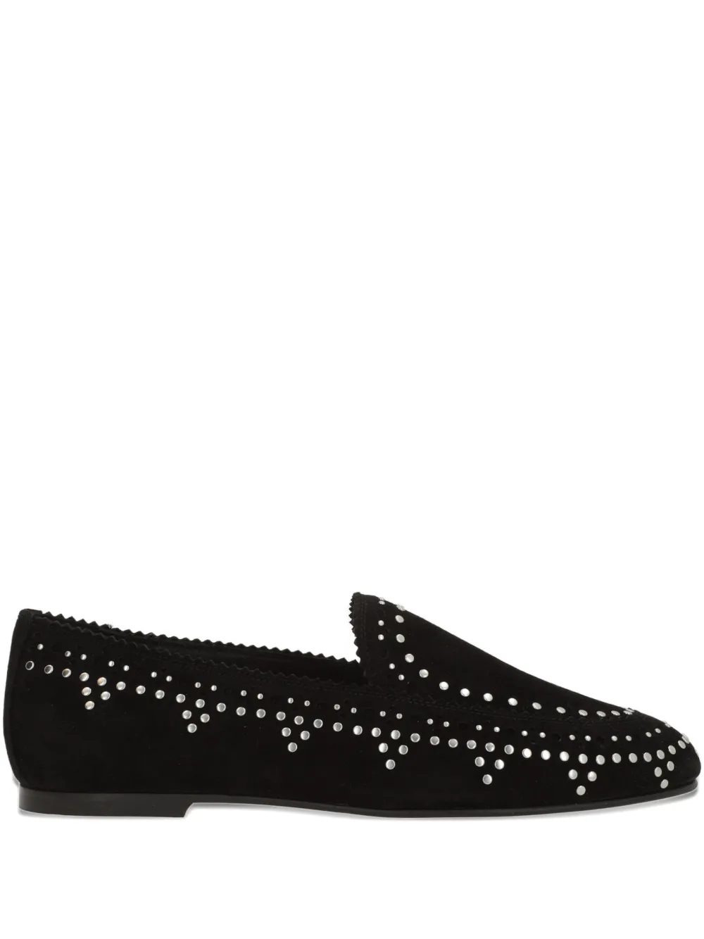 Aquazzura studded flat shoes | Schwarz | Image 1