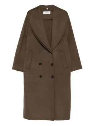 S Max Mara ベルテッド コート | ブラウン | FARFETCH JP