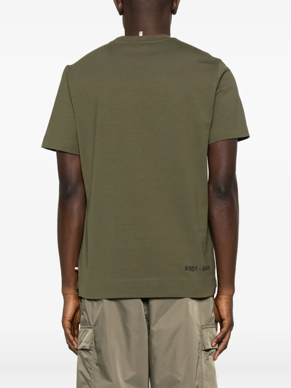 Moncler Grenoble T-shirt met logoprint Groen