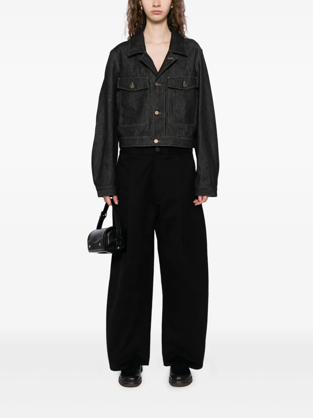 LEMAIRE cropped denim jacket | Denim Jackets | Image 2