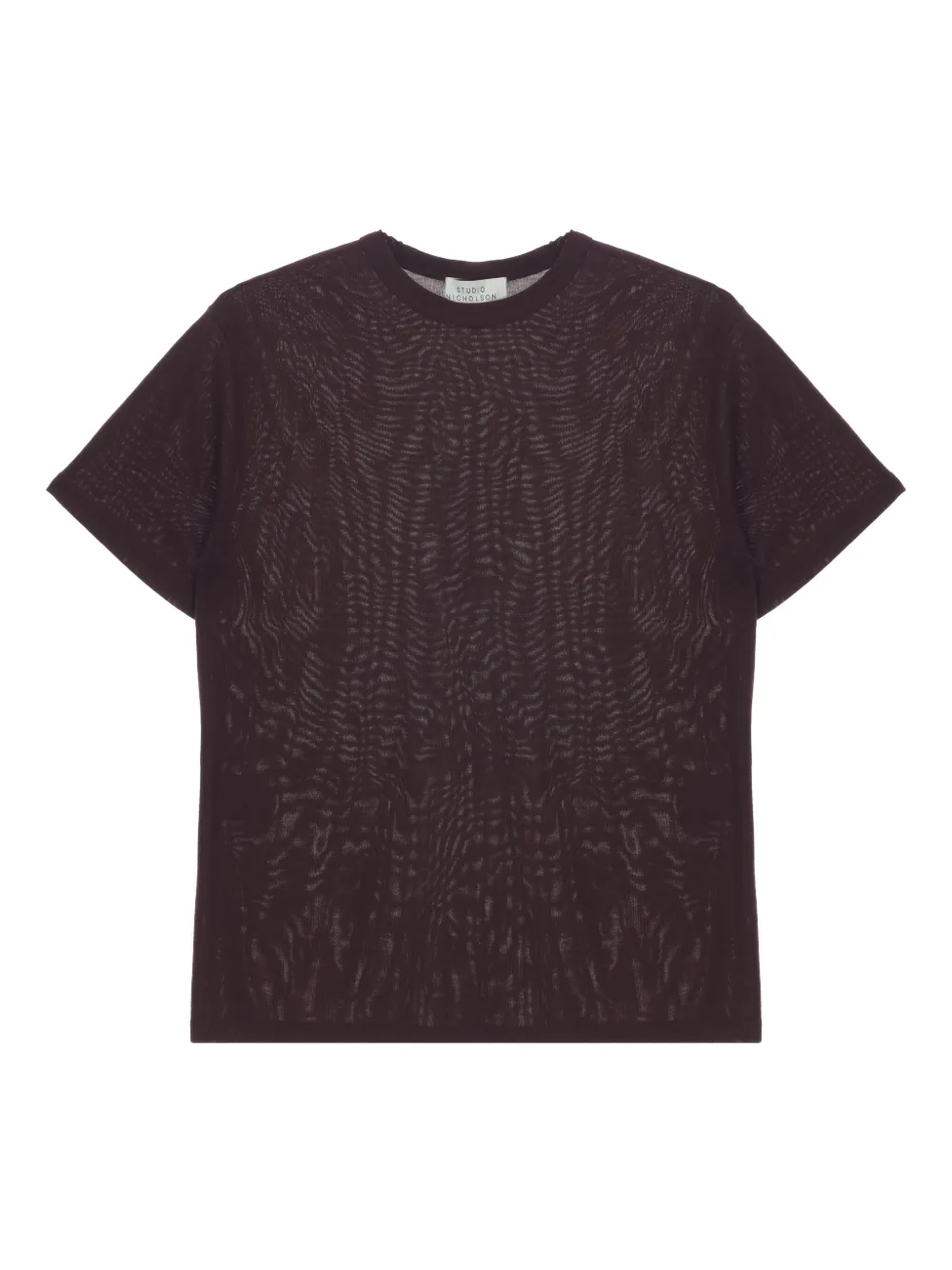 Studio Nicholson Short-sleeve Crew-neck T-shirt In Red