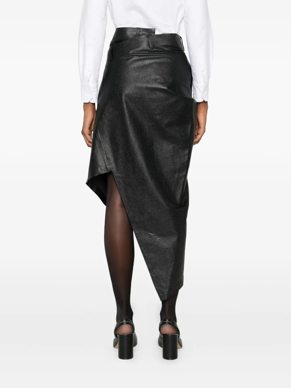 Junya Watanabe Asymmetric Skirt In Black